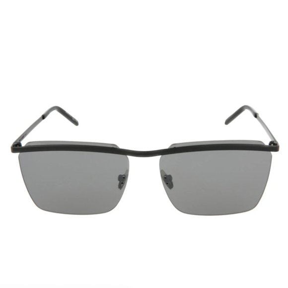 Saint Laurent Men's Black Metal Sunglasses!